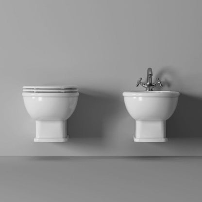 Sanitari in ceramica linea BOHEME vaso+bidet+coprivaso SOFT CLOSE sospesi Alice Ceramica