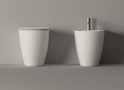 Sanitari serie FORM SQUARE Grigio Matt di alice ceramica