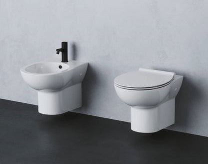 Sanitari sospesi Azzurra Fast terra wc + bidet copriwc