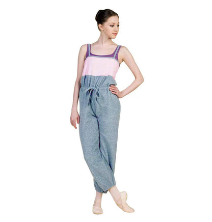 Sansha GABY unitard E04F tuta warmup salopette per Ballerine Danza Classica