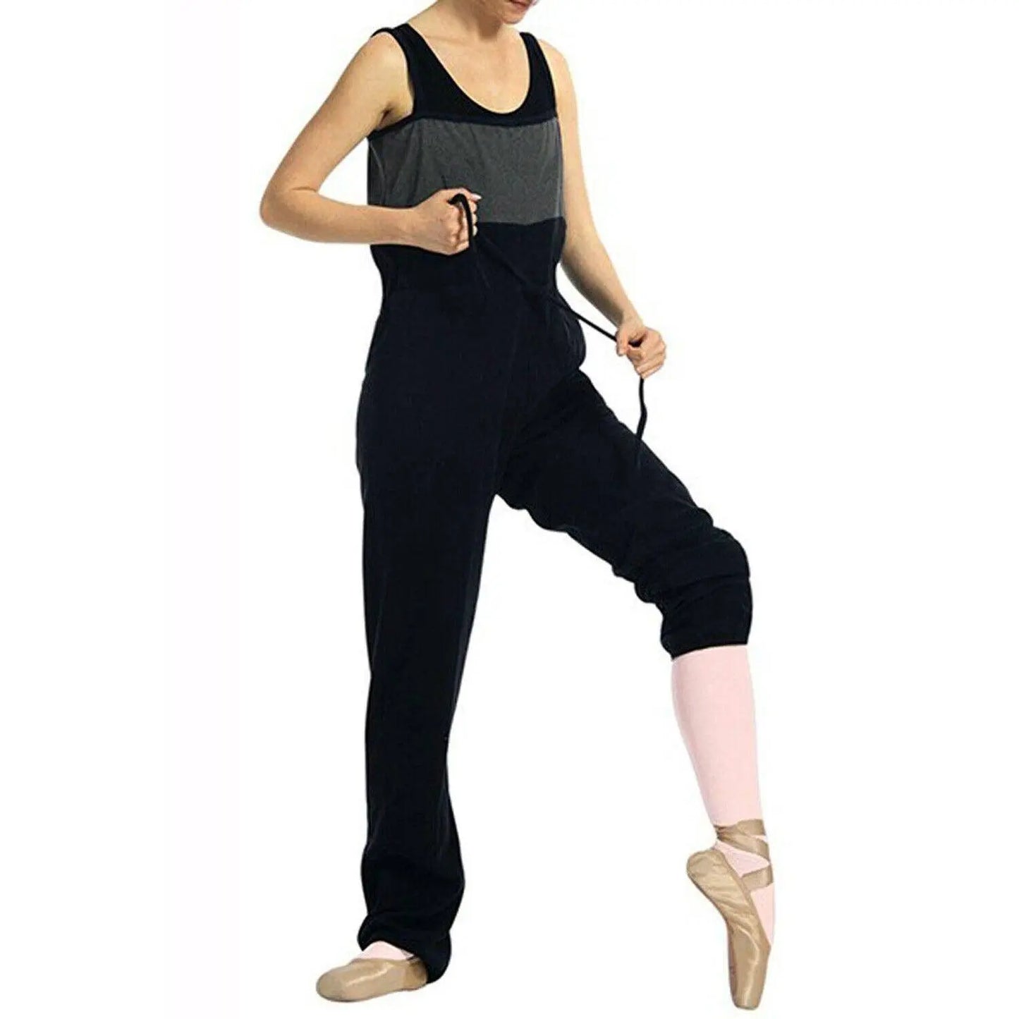 Sansha GABY unitard E04F tuta warmup salopette per Ballerine Danza Classica