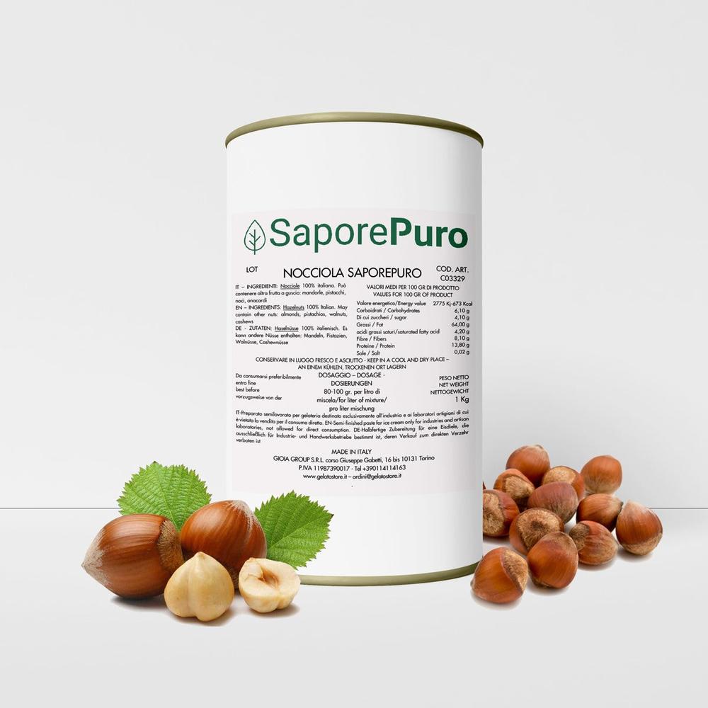 Pasta Nocciola Italiana SaporePuro - 3kg - 100% Pura