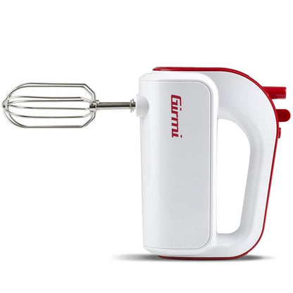 Girmi Handmixer Sb02 5 Geschwindigkeiten + Turbo 170W Kneter Weiß/Rot