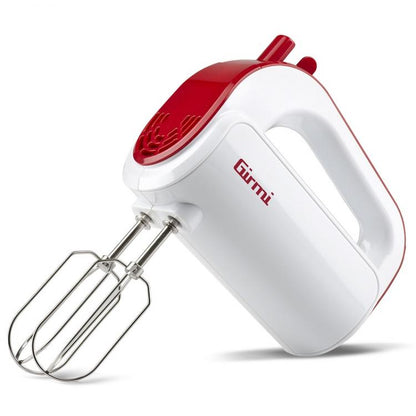 Girmi Handmixer Sb02 5 Geschwindigkeiten + Turbo 170W Kneter Weiß/Rot