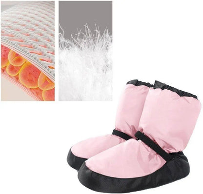 Scaldapiedi punte Danza Classica stivaletti Ballerina scarpe scalda piedi