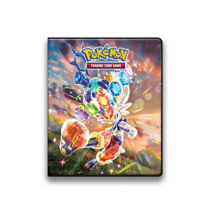 Pokemon Album 4 Tasche Scarlatto E Violetto Stellar Crown 80 Card Portafoglio
