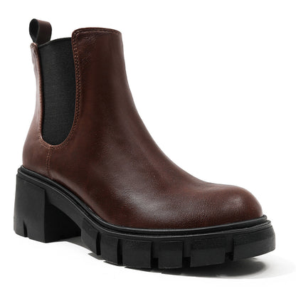 Stivali Donna Tacco Largo e Suola Spessa | Stivaletti Platform Eleganti e Comodi