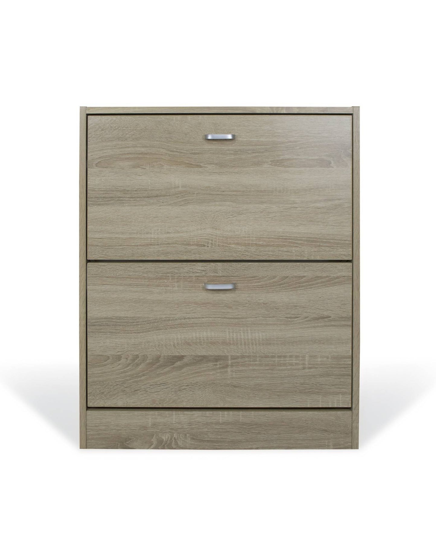 Scarpiera doppia profondità in legno 2 ante Rovere 63X24X80cm