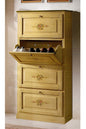 Wooden shoe cabinet with 4 doors