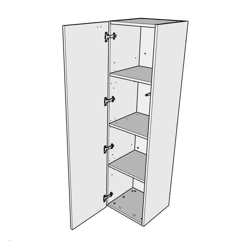 Vertikaler Hängeschrank B.40 H.133,6-173,6 T.39,2 li-re in verschiedenen Ausführungen