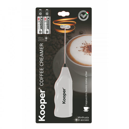 Kooper Elektrischer Milchaufschäumer Milchschäumer Milchschläger Cappuccino Mixer