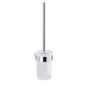 Wall-mounted toilet brush GEDY Pirenei line, Chrome color