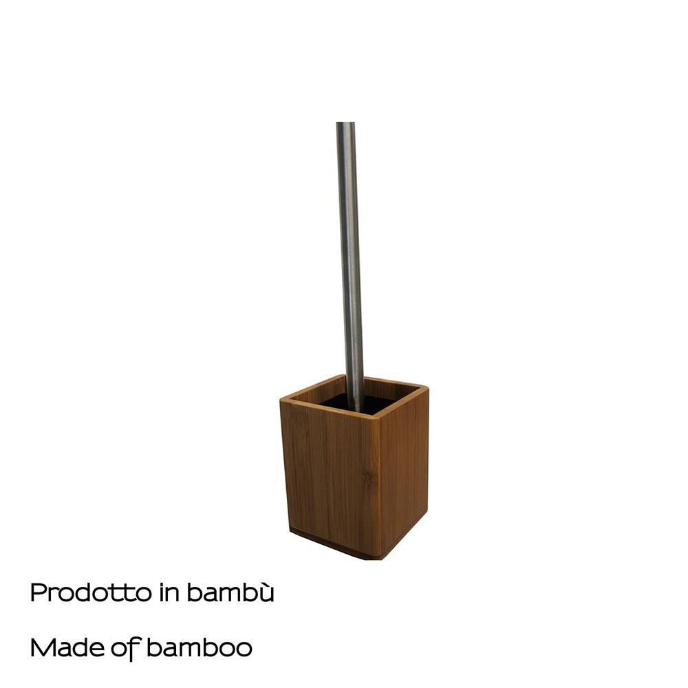 Scopino d' appoggio GEDY linea Bambù colore legno naturale
