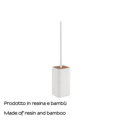 Scopino d' appoggio GEDY linea Ninfea colore Bianco Matt