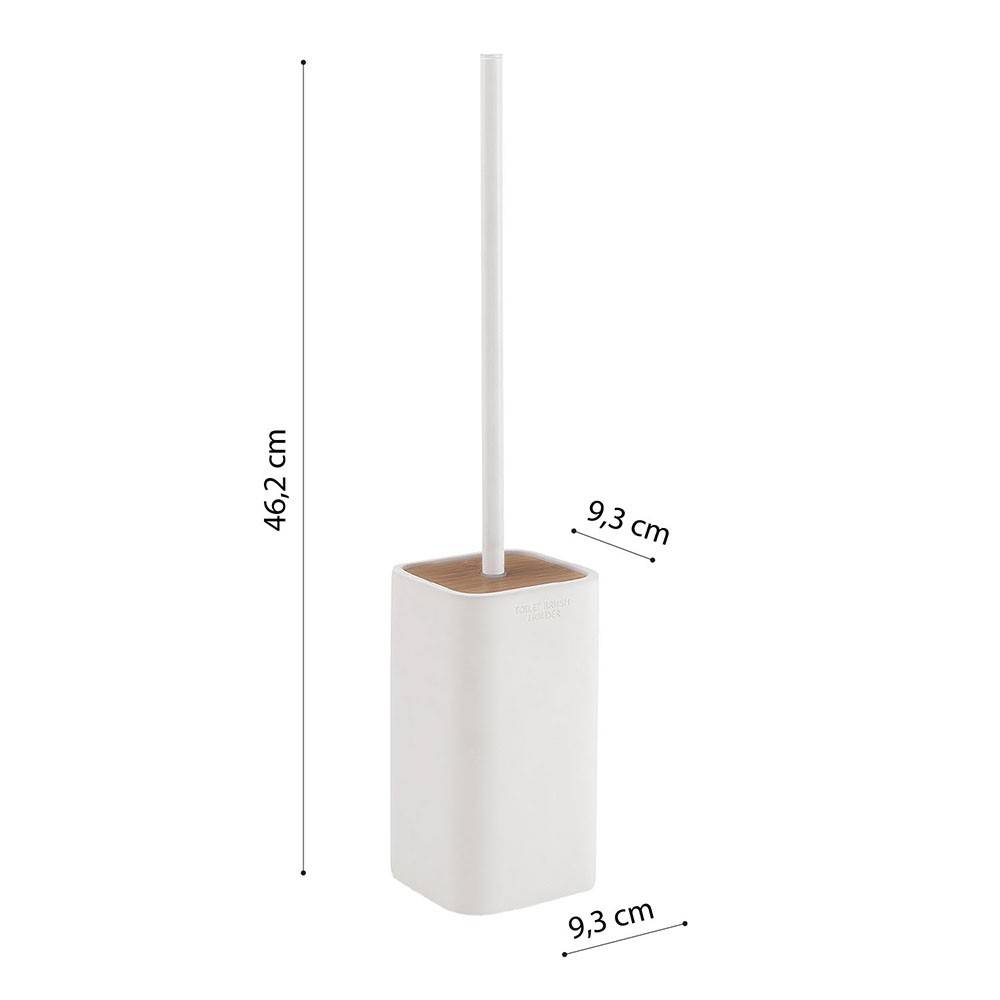 Scopino d' appoggio GEDY linea Ninfea colore Bianco Matt