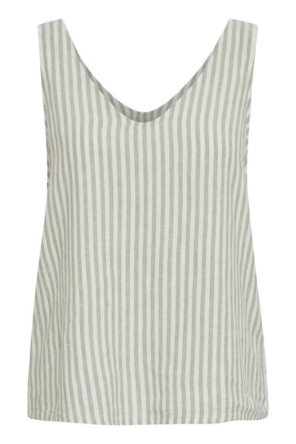 b.young Top Byfalakka canotta da donna 20811302 200495 seagrass mix