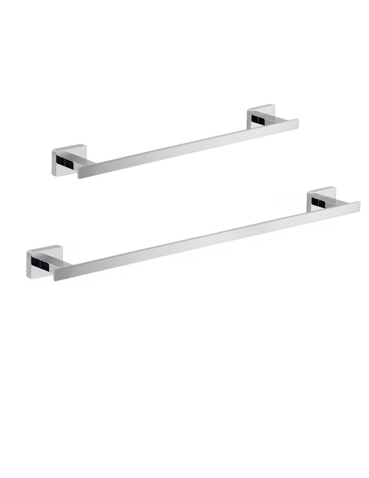 Set 2 portasalviette di GEDY linea Atena cromato