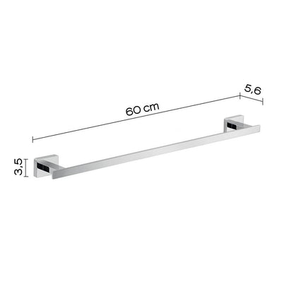 Set 2 portasalviette di GEDY linea Atena cromato
