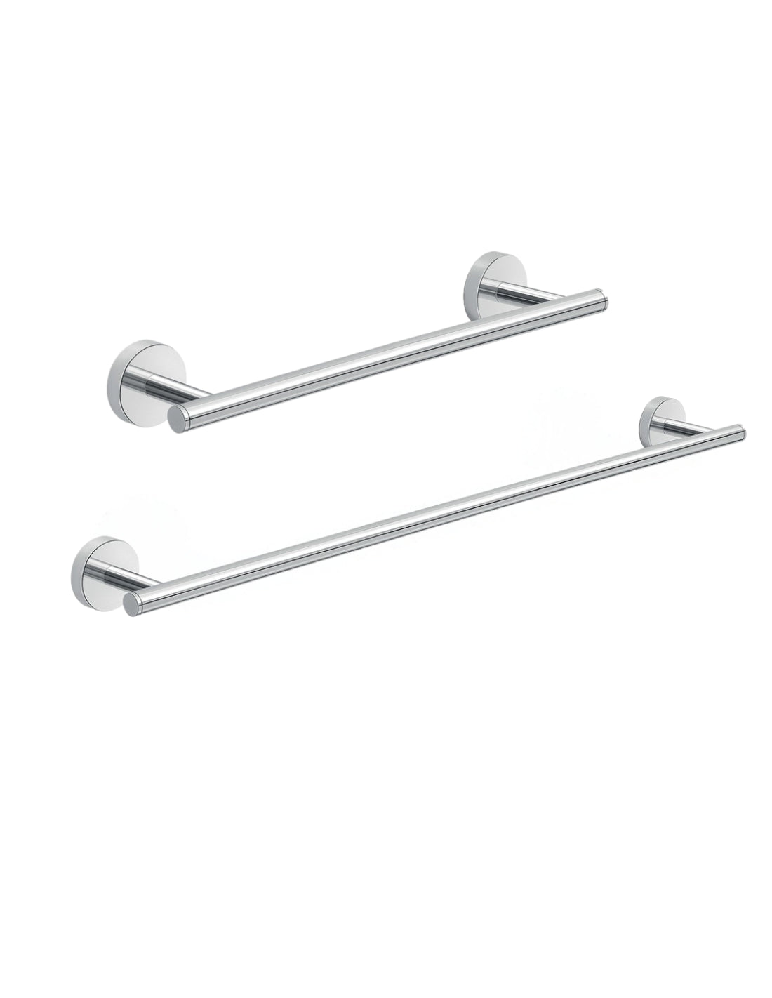 Set 2 portasalviette di GEDY linea Eros cromato