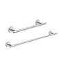 GEDY Eros chrome-plated 2-piece towel holder set