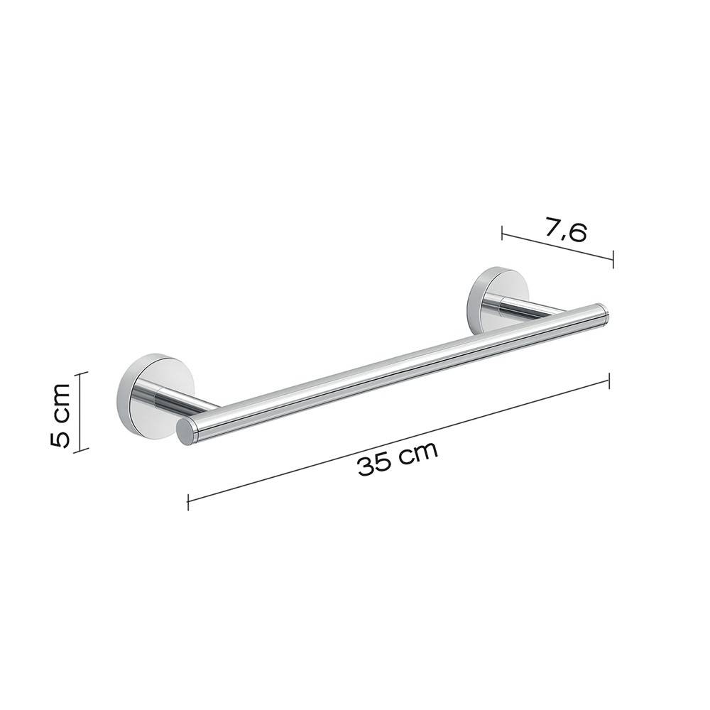 Set 2 portasalviette di GEDY linea Eros cromato