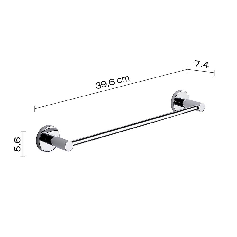 Set 2 portasalviette di GEDY linea Felce cromato