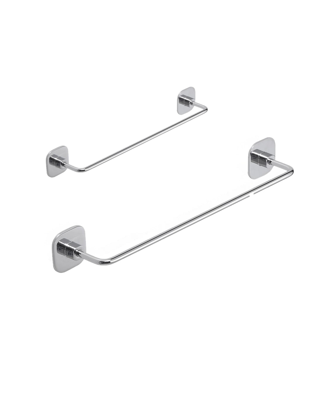 Set 2 portasalviette di GEDY linea Teide cromato