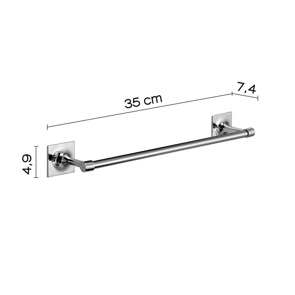 Set 2 portasalviette di GEDY linea Wizard cromato