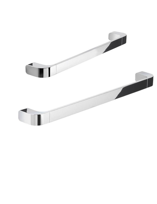 Set 2 portasalviette/maniglione di GEDY linea Outline cromato