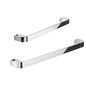 Set of 2 GEDY Outline chrome towel rails/grab bars