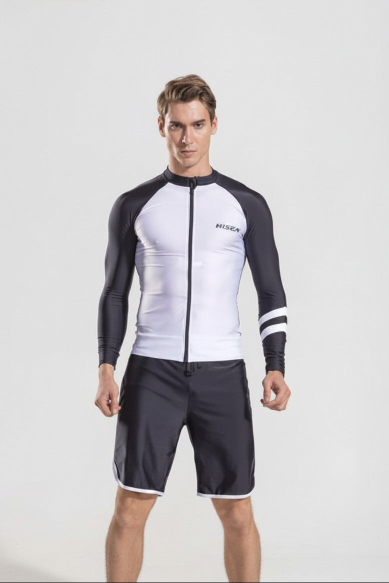 Costume da Bagno Uomo con T-Shirt – Set Completo Mare Casual Estivo