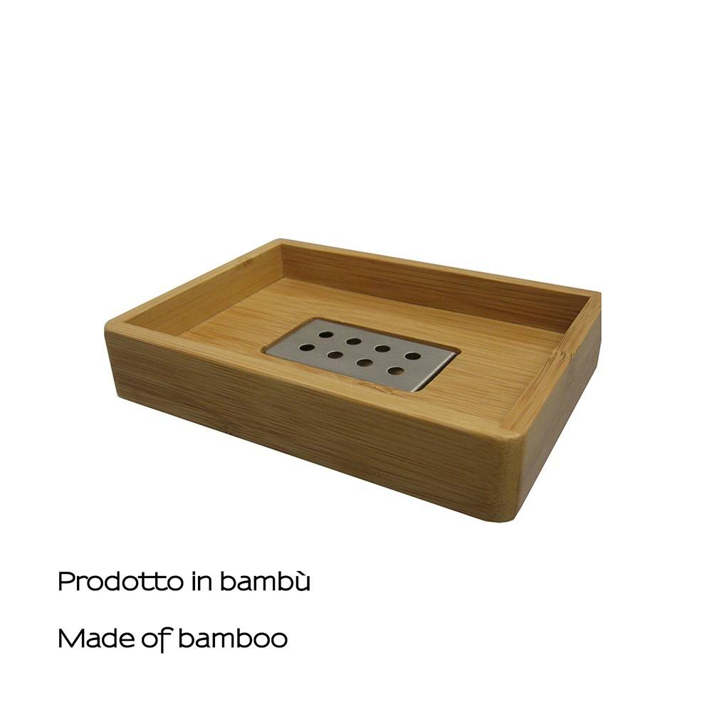 Set da 4 accessori d' appoggio GEDY linea Bambù naturale