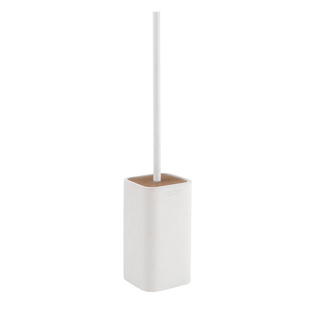 Set da 4 accessori d' appoggio GEDY linea Ninfea bianco matt