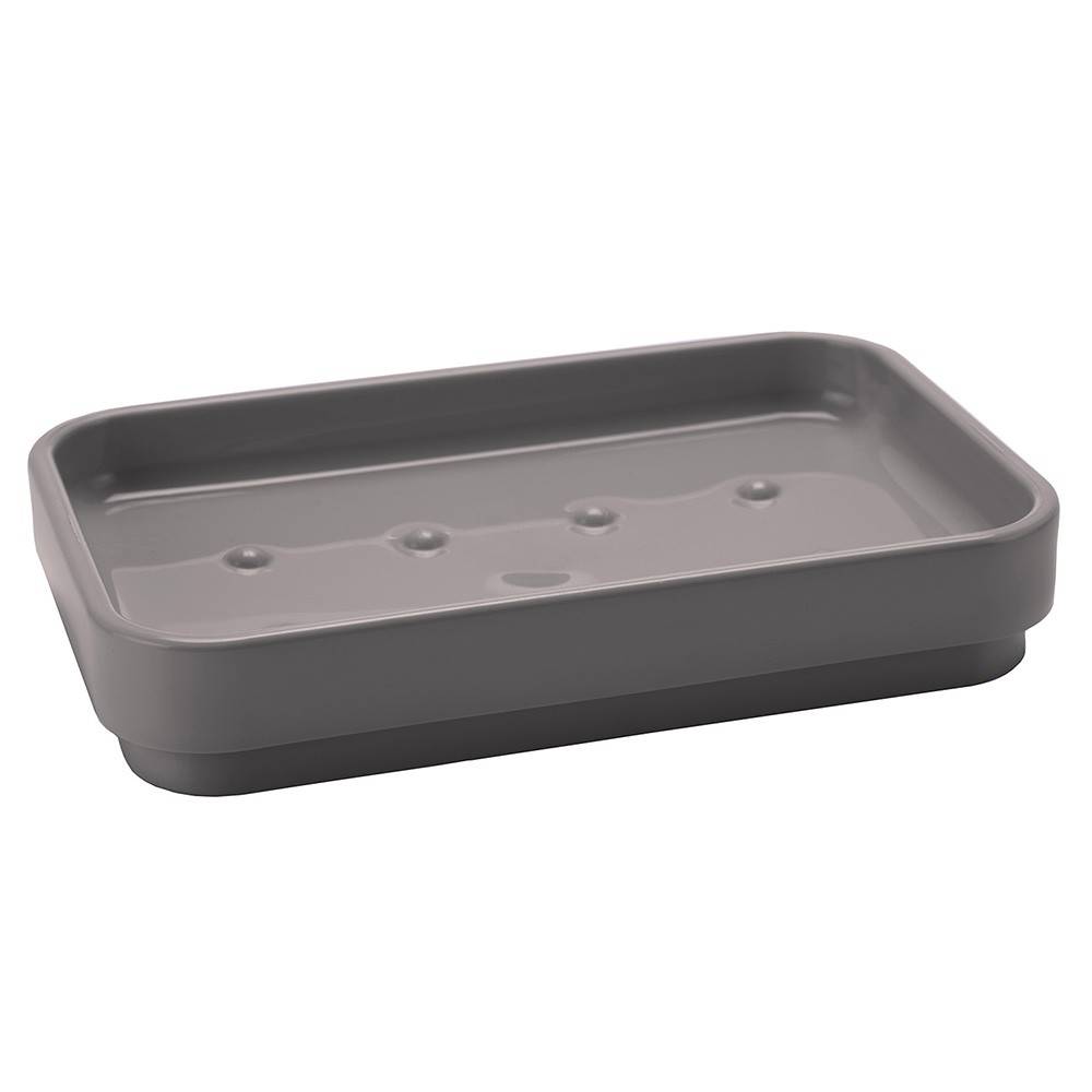 Set da 4 accessori d' appoggio GEDY linea Seventy grigio