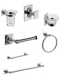 GEDY Wizard chrome 7-piece wall accessory set