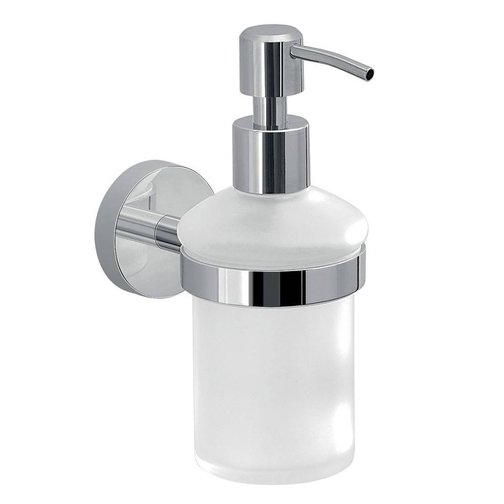 Set da 8 accessori a muro GEDY linea Eros cromato