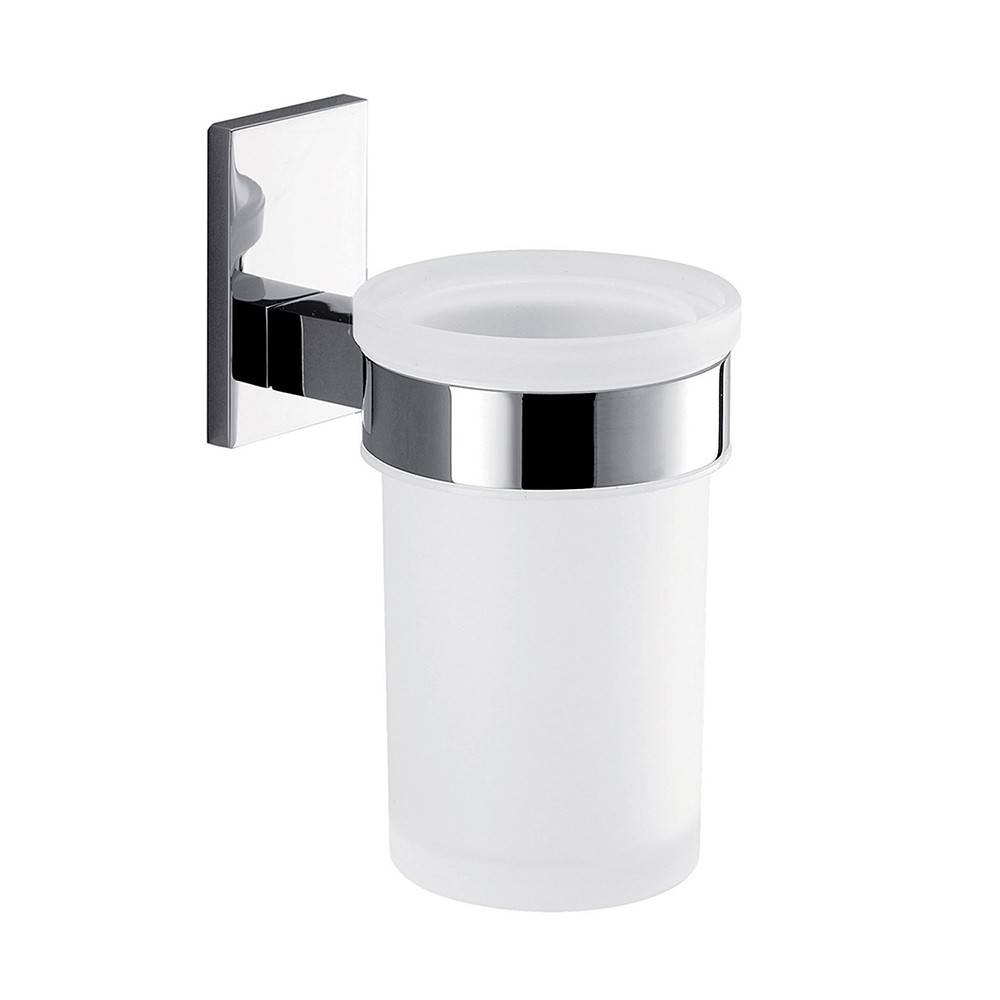 Set da 8 accessori a muro GEDY linea Maine cromato