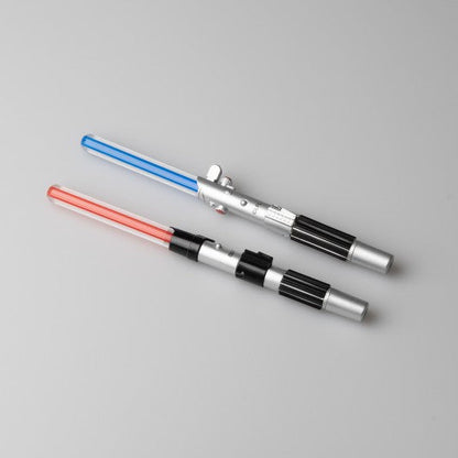 Star Wars Set mit 2 Laser-Schwert-Stiften Luke Skywalker / Darth Vader Stift mit LED, ABS