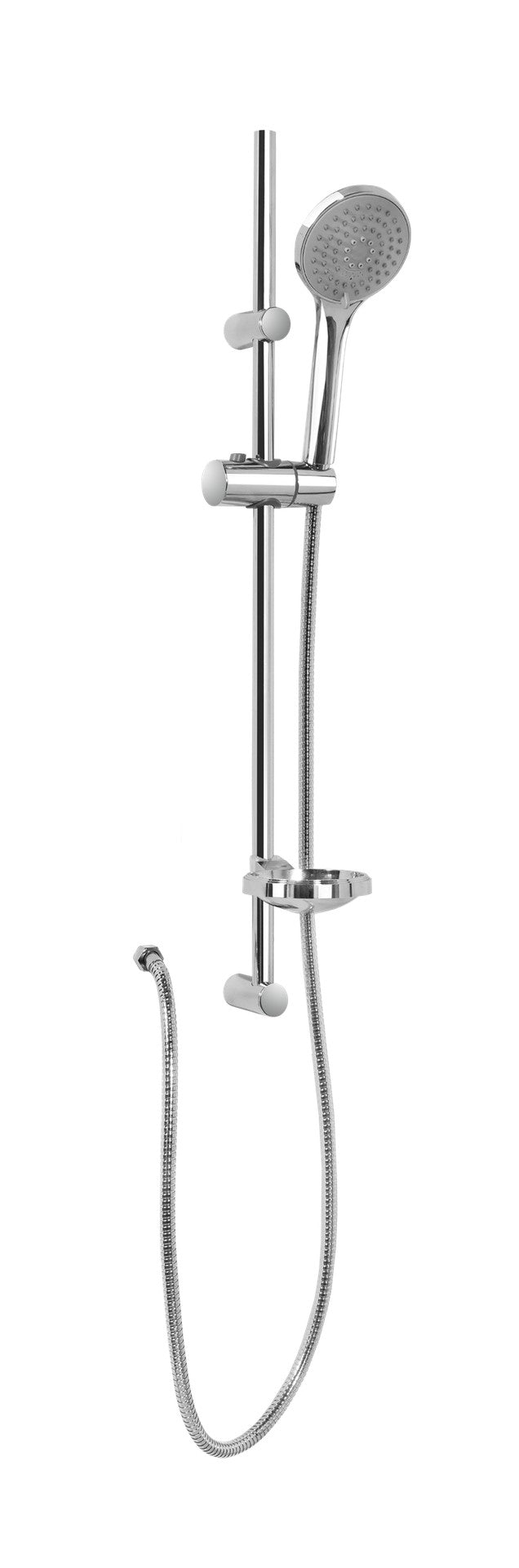 Set doccia con asta saliscendi in metallo e doccetta 3 getti Spyr