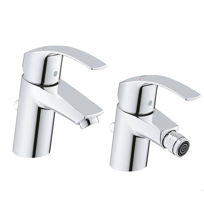 Set Miscelatori Grohe Eurosmart lavabo e bidet in ottone cromato TG S