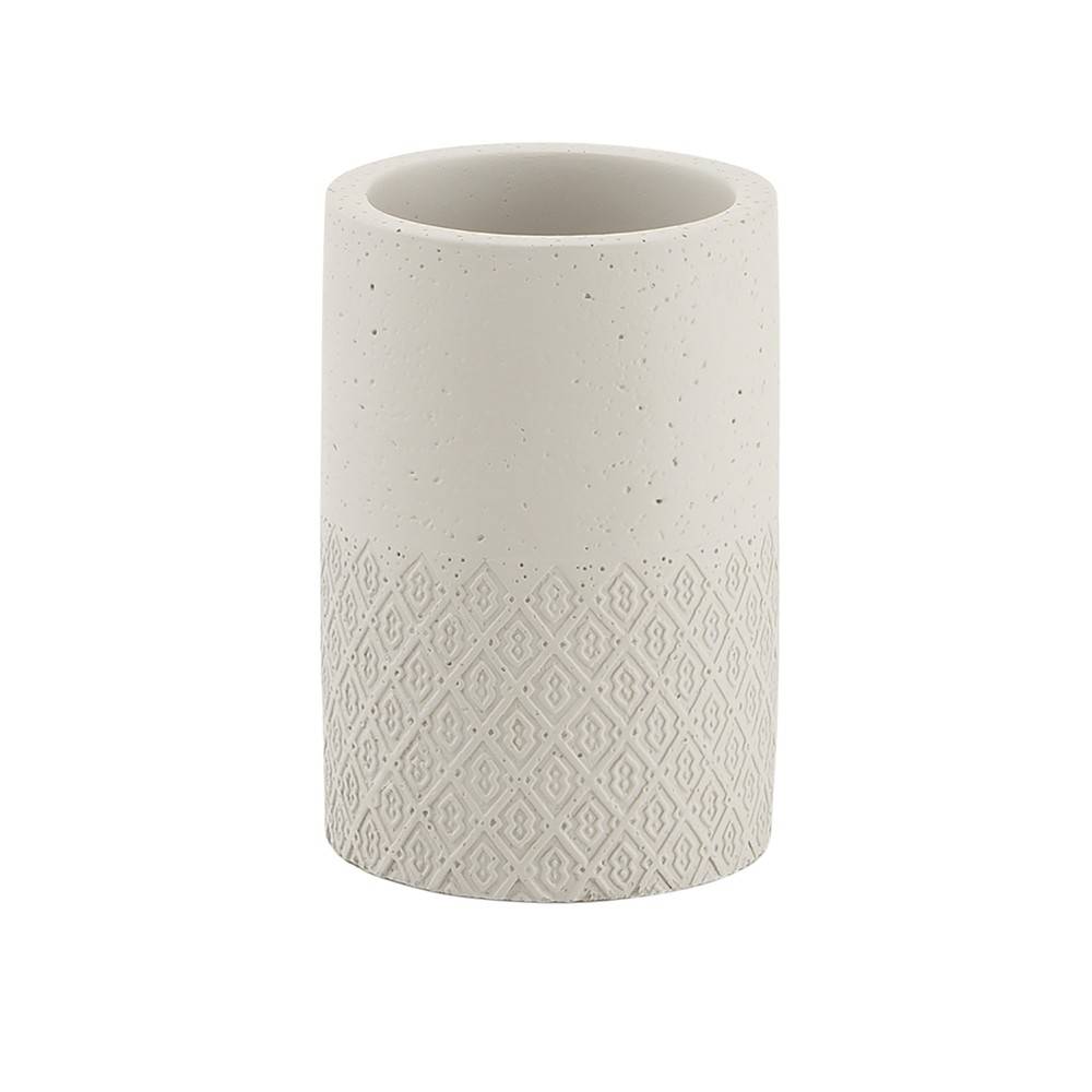 Set portaspazzolini / dosasapone d' appoggio Gedy linea Afrodite grigio