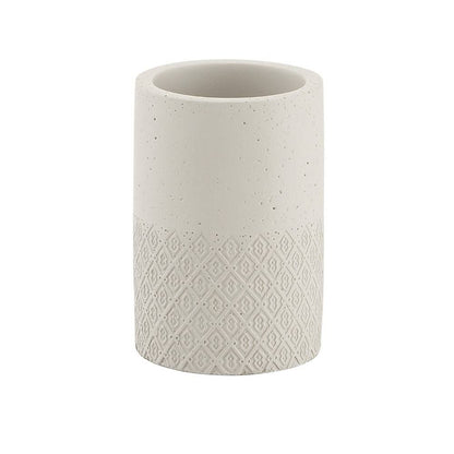 Set portaspazzolini / dosasapone d' appoggio Gedy linea Afrodite grigio