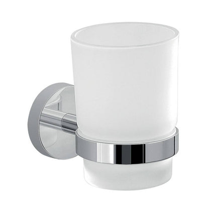 Set portaspazzolini, dosasapone e portasapone da muro Gedy linea Eros cromato
