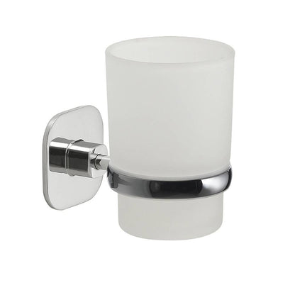 Set portaspazzolini e portasapone da muro Gedy linea Teide cromato