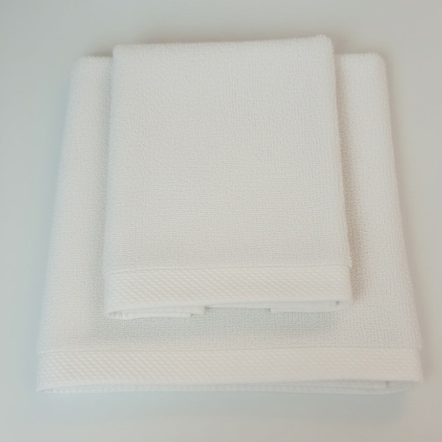 Set Spugna Asciugamano + Ospite Tinta Unita 100% Cotone Koet