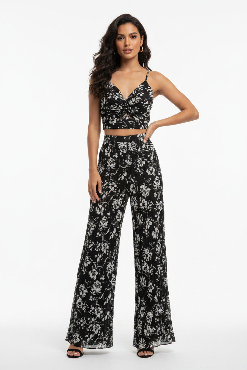 Abito Due Pezzi Donna con Scollo a V – Completo Elegante e Estivo
