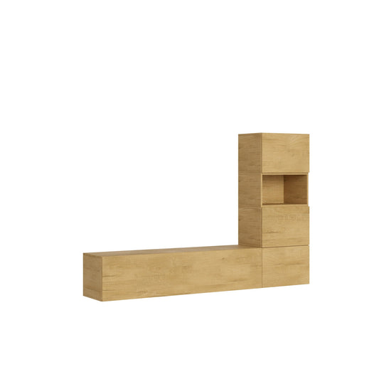 Moderne Wohnzimmerwandkombination A09 B.234 H.160 T.39,2
