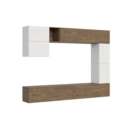 Moderne Wohnzimmerkombination Isoka A15 B.268 H.200 T.39,2