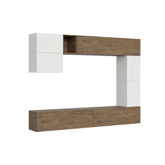Moderne Wohnzimmerkombination Isoka A15 B.268 H.200 T.39,2
