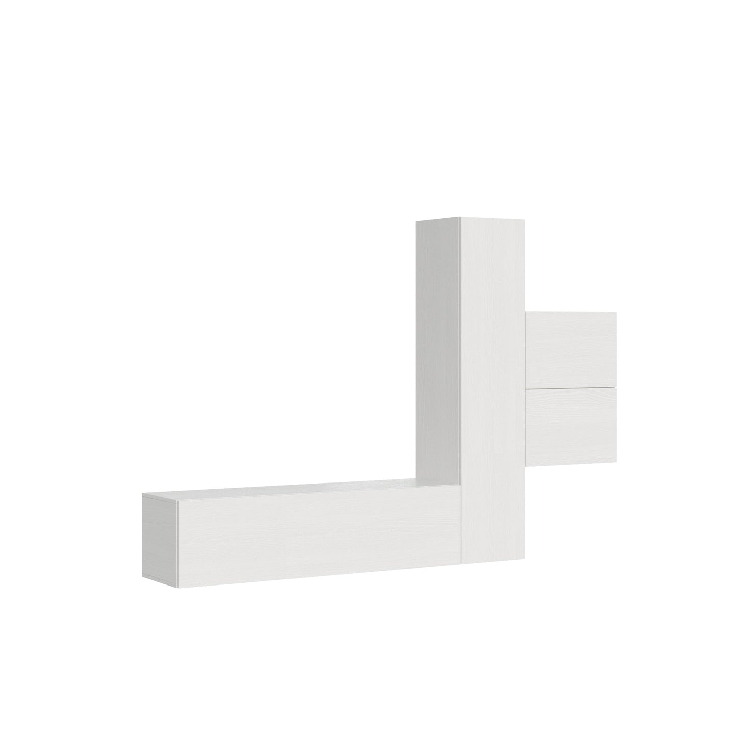 Composizione moderna per soggiorno Isoka A17 L.254 H.173,6 P.39,2
